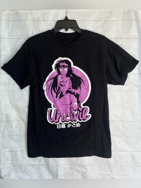 Uncivil InuYasha Kagome Anime Streetwear Tee M